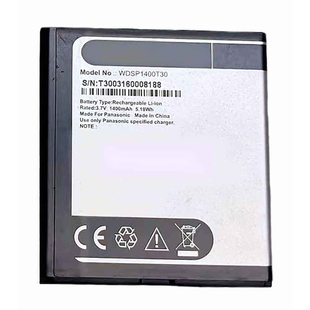Batería para CGA-S/106D/C/B/panasonic-WDSP1400T30